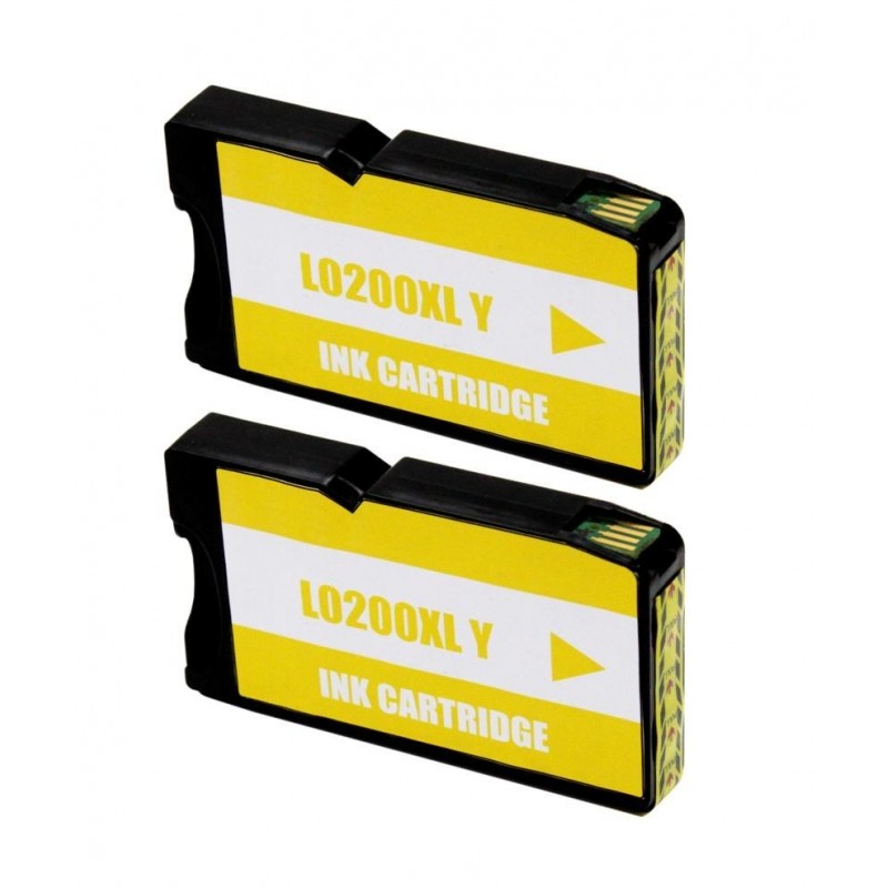 Lexmark 200XL Giallo Pack 2 Cartucce d'inchiostro generiche