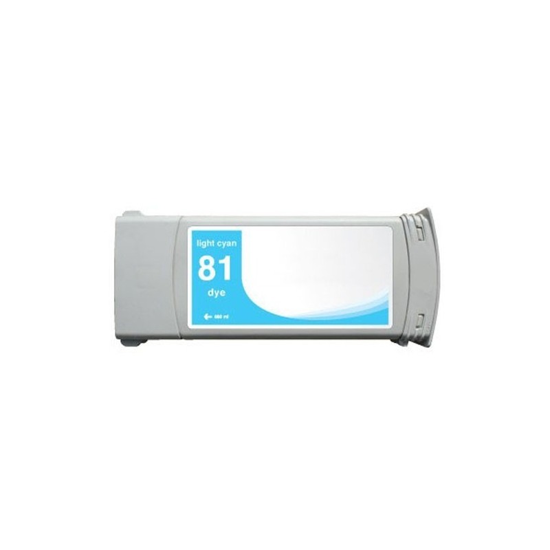 HP 81 Ciano luce cartuccia di inchiostro generico